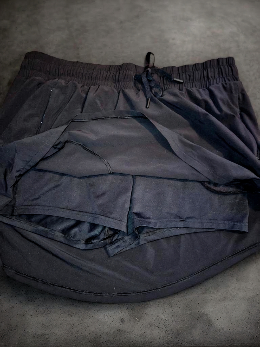 All In Motion Black Active Drawstring Skort - Picture 2 of 3